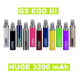 GS EGO III 3200mAh - Huge Capacity Battery