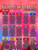 Game Of Vapes E-Liquid 100ML 50/50 VG/PG E-juice 0MG UK Vape Juice All Flavours