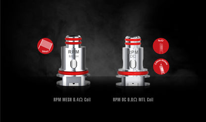 Smok RPM Lite Pod Kit 1250mAh | 40w Vape Kit OR Pack of 3x Replacement Pod - TPD