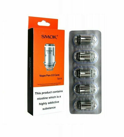 SMOK Vape Pen 22 Kit Light Edition OR Pack of 5 Coil OFFER PRICE - UK 2ML TPD