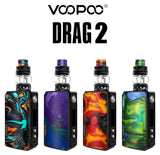 Voopoo Drag 2 Kit 177W E-Cigarette Mod Pod Vape Kit All Colours -Refresh Edition