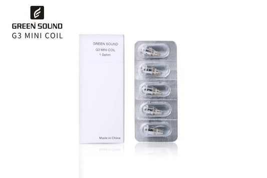 Genuine Green Sound G3 Mini 1.0 ohm Coils 5/Pack - Replacement Coils