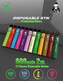 Disposable Stick Pod Vape Kit by Area 51 - 600 Puffs - 2ml 550mAh TPD Compliant