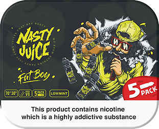 Nasty Juice Premium E Liquid 10ml Bottles 70/30 VG/PG Refill Oil 0,3 & 6mg - On Sale.