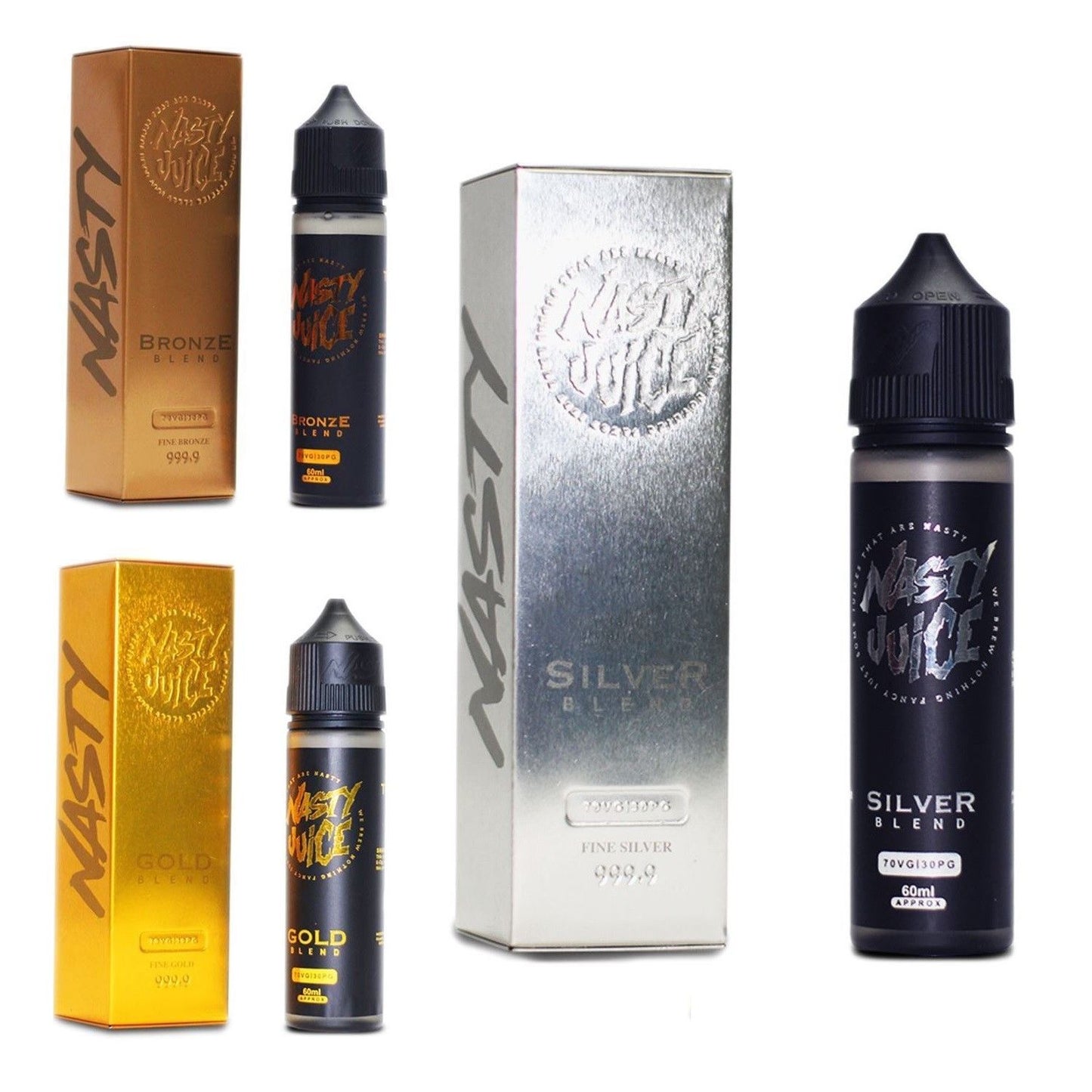 New Nasty Juice Flavours Tobacco Series 70/30 Vape E Liquid E Juice On Sale.
