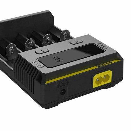 Nitecore NEW i4 Intellicharge 18650-26650-20700-16340 UK Plug Battery Charger