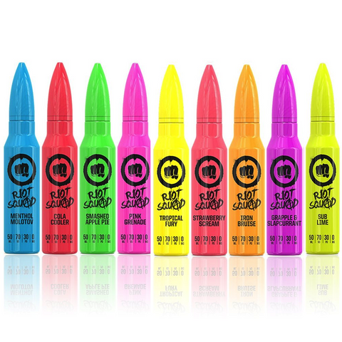 Riot Squad 50ml Shortfill e Liquid Vape Juice 70/30