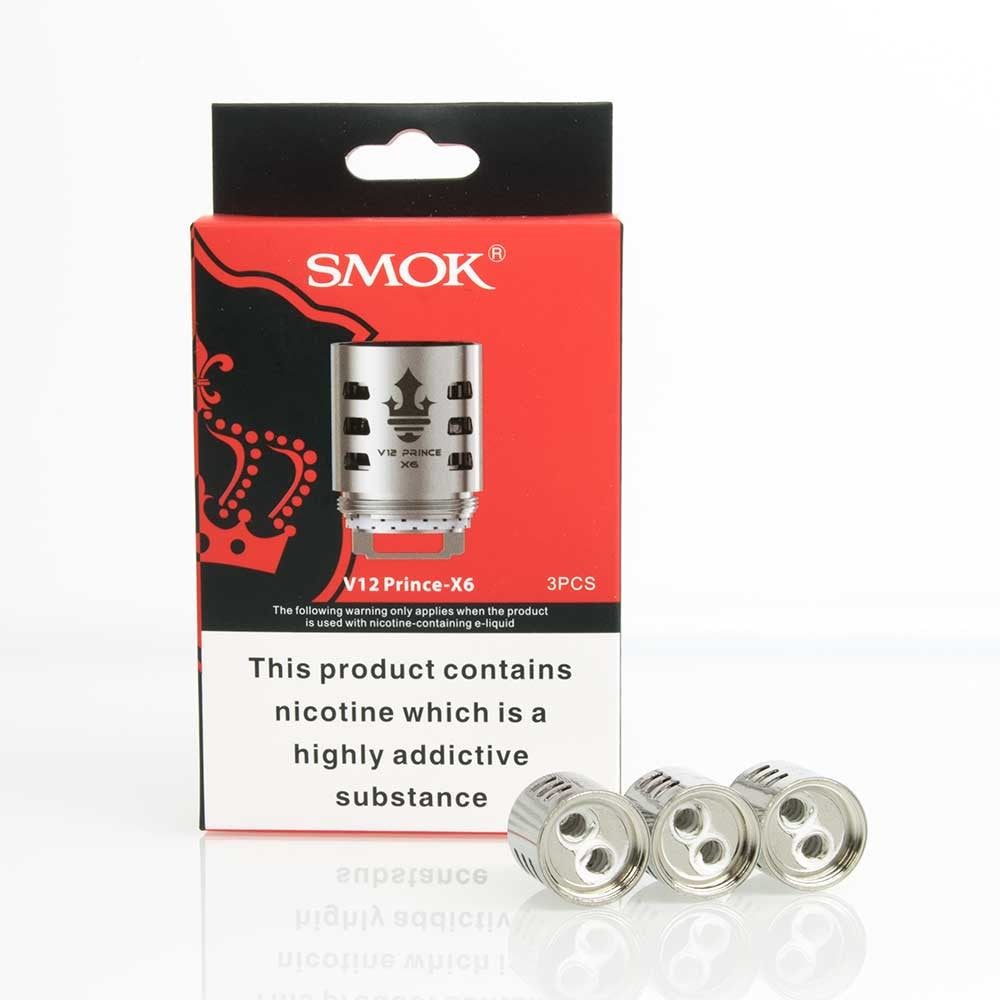 SMOK TFV12 Prince Tank Coils Heads (Pack of 3x).