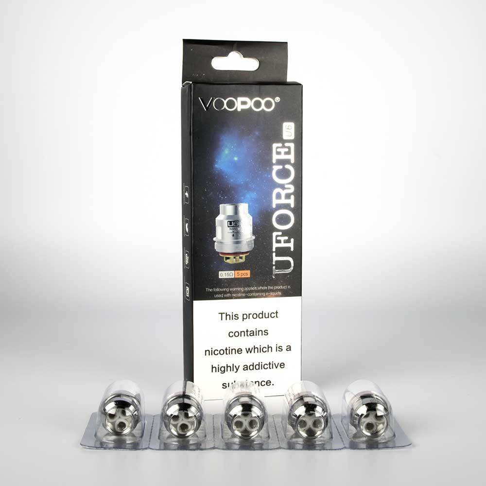 Genuine VOOPOO UFORCE Coils U2 U4 D4 U6 U8 N2 P2 N3 U Force Pack Of 5x Coils.