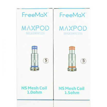 Freemax Maxpod NS Mesh Coil 1.0ohm & 1.5ohm Pack of 5x Replacement Coils