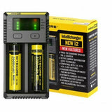 Nitecore i2 Charger NEW I2 Intellicharge 18650-26650-20700-16340 Battery UK Plug