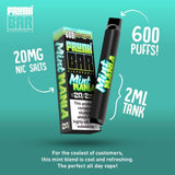 Frunk Bar Disposable Vape Pod 600 Puffs | 2ml Tank 20mg Available In 12 Flavours