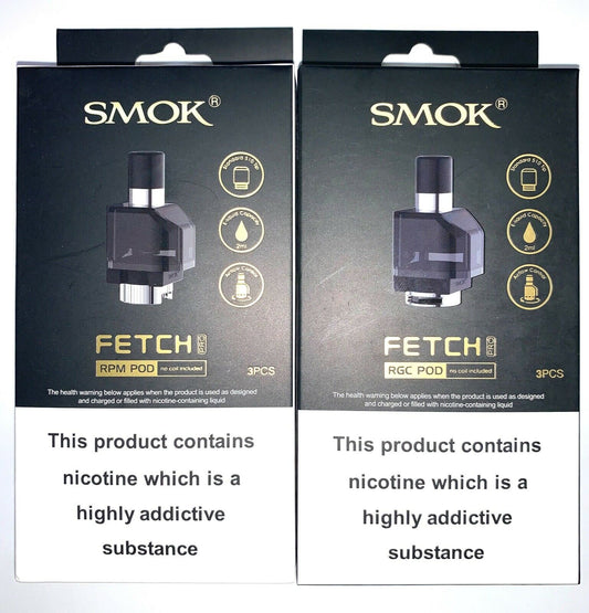 Smok Fetch Pro Pods RGC or RPM Vape Cartridges Replacement Pods | 2ml | 3pcs |
