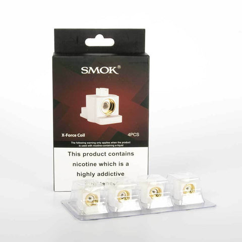 Smok X-Force Coils For X-Force Kit 0.6Ohm Pack of 4x Replacement Coils Head