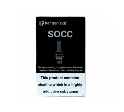 Genuine Kanger SOCC Coil 1.8Ω Pack of 5x Replacement Coil UK Fast Dispatch