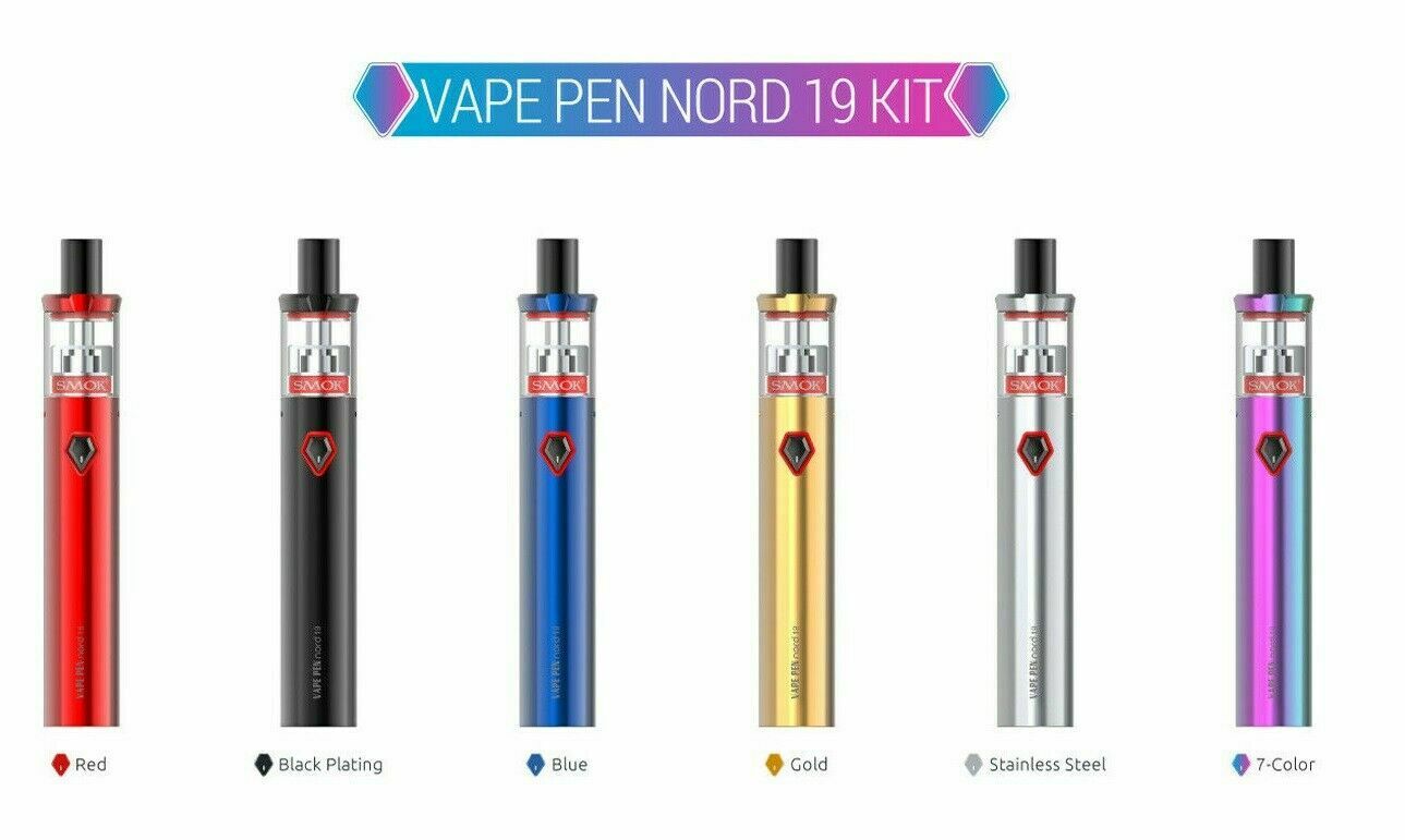 Smok Nord 19 Vape Pen Kit | E-Cigarette 1300mAh Nord19 Vape Pen Starter Kit 2ML