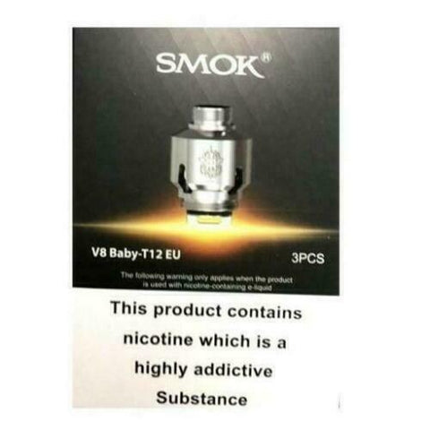 SMOK V8 Baby T12 EU Coils Replacement Coil 0.15 Ohm Cloud Beast - Pack of 3x