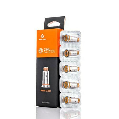 GeekVape G Coil Mesh tech 0.6ohm Replacement Coil For Pod System Kit Pack of 5x