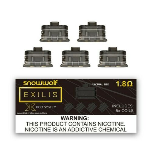 Snowwolf Exilis Pod System | 1.8Ω Coils | Pack of 5x | Replacement coils -NEW