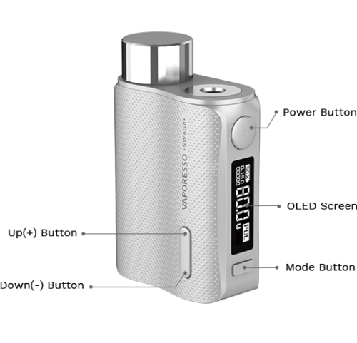Vaporesso Swag II Kit All Colour Available 80W Mod Starter E-Cigarette Vape Kit