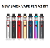 Smok Vape Pen V2 Vape Pen Starter Kit 1600mAh Battery 60W, 2ml E-Liquid Capacity