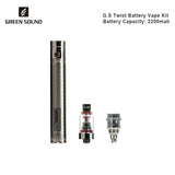 Green Sound Twist II Battery Vape Pen Mod 2200mAh Battery - Tank and Charger Included