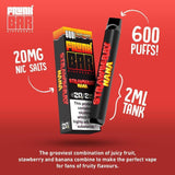 Frunk Bar Disposable Vape Pod 600 Puffs | 2ml Tank 20mg Available In 12 Flavours
