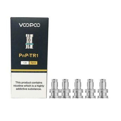Genuine VooPoo PnP TR1 Regular Coil 1.2ohm Pack of 5x Replacement Coils Head