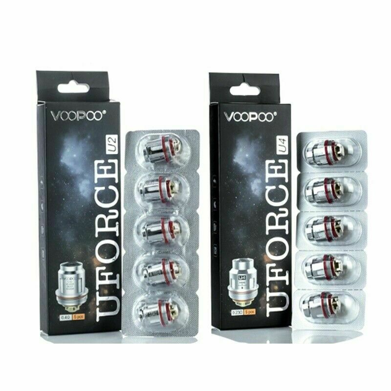 Genuine VOOPOO UFORCE Coils U2 U4 D4 U6 U8 N2 P2 N3 U Force Pack Of 5x Coils