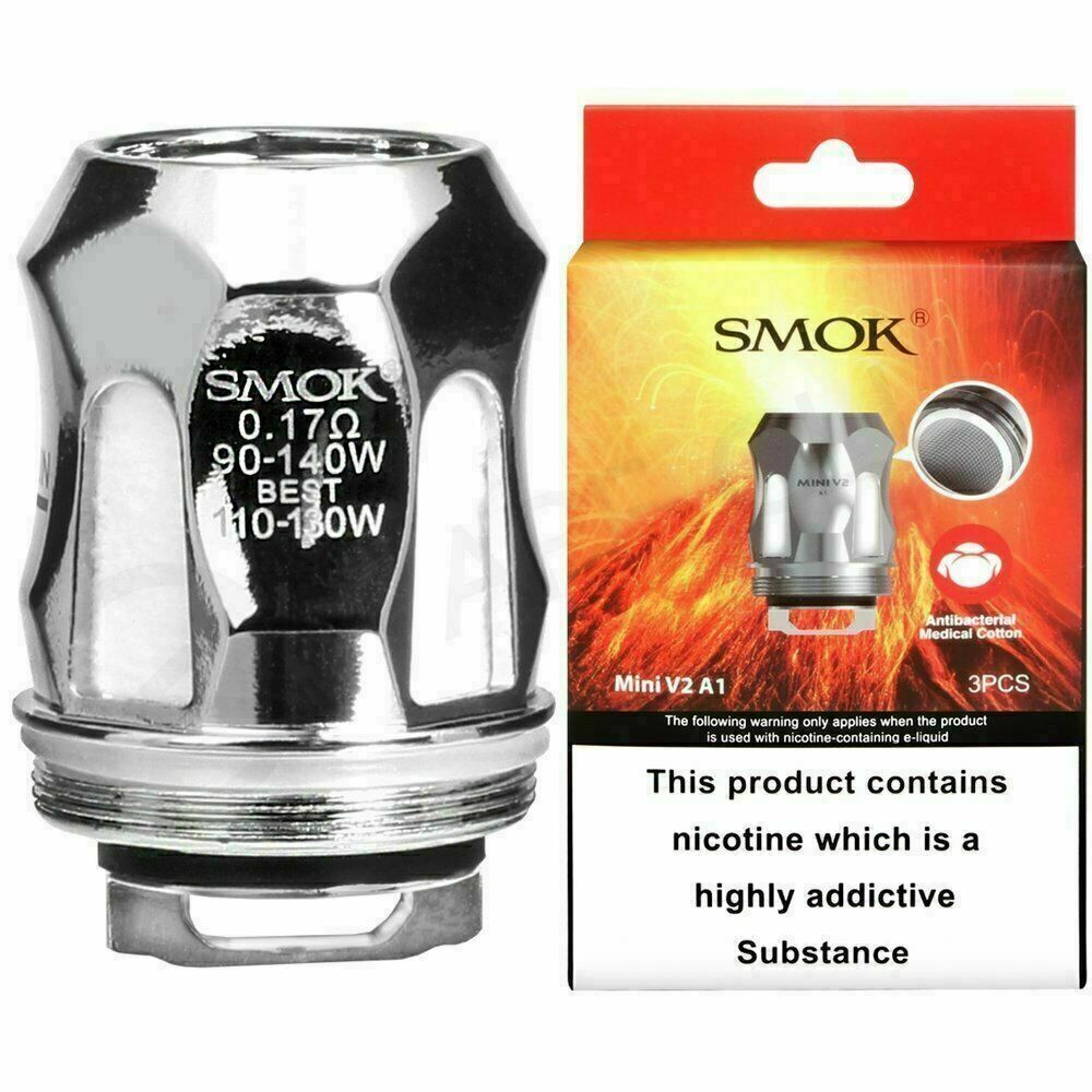 SMOK Mini V2 A1 A2 A3 Coils For R-Kiss & Species Tank Pack of 3x.