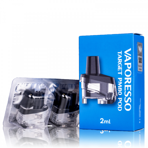 Vaporesso Target PM80 Pods | 2ml Capacity | 2x | Replacement Pods - TPD Compliant