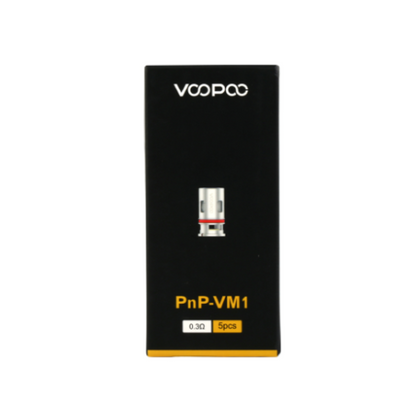 VooPoo VINCI PnP Single Mesh VM1 0.3ohm Coils 32–40W Pack of 5x Replacement Coil